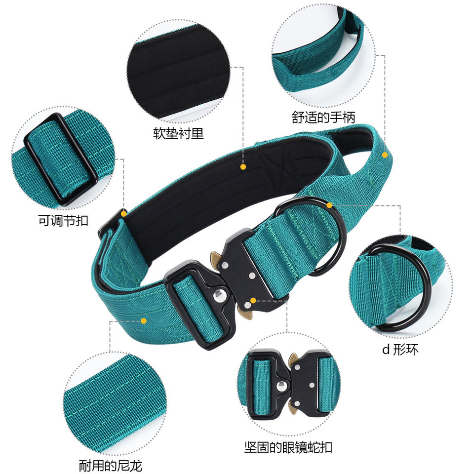 Explosion-Proof Handle Collar for Medium and Large Dogs