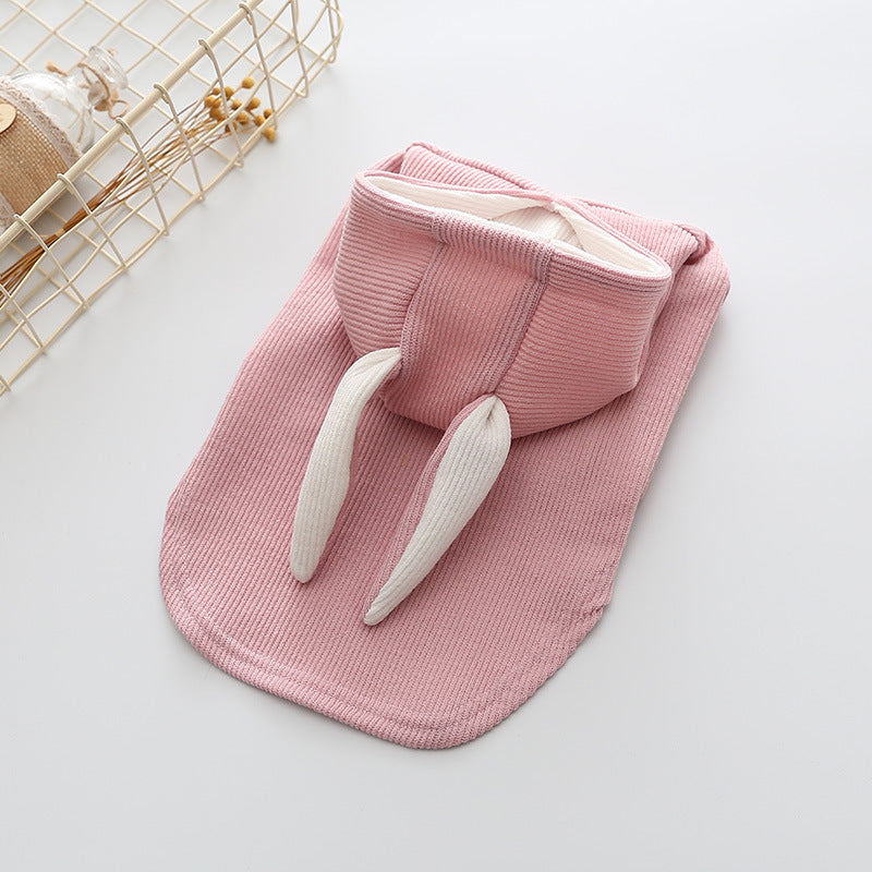 Adorable Rabbit Ears Dog Sweater – Cozy Knitted Pet Outfit