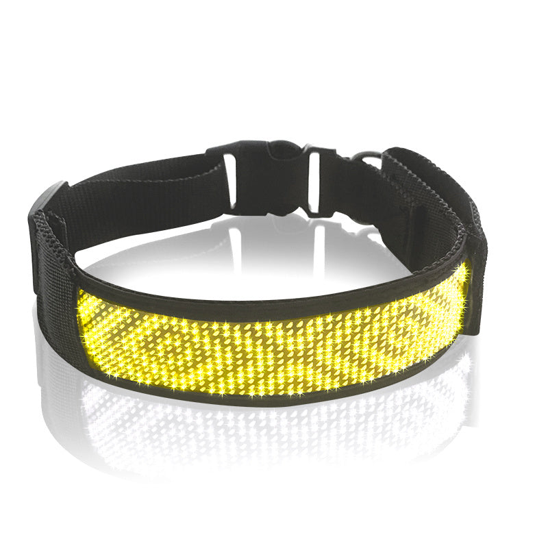 Luminous LED Dog Harness – Personalized Display for Safety