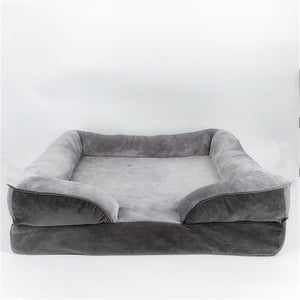 Cozy Plush Dog Sofa – Comfy & Easy to Clean