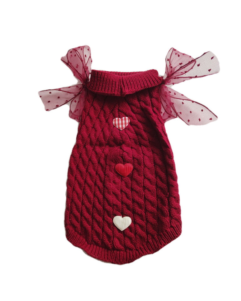 Adorable Pet Winter Sweater – Keep Dogs & Cats Warm