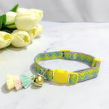 Adjustable Cat Collar – Safety Buckle with Bell