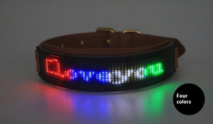 LED Display Dog Harness – Stylish Nighttime Visibility