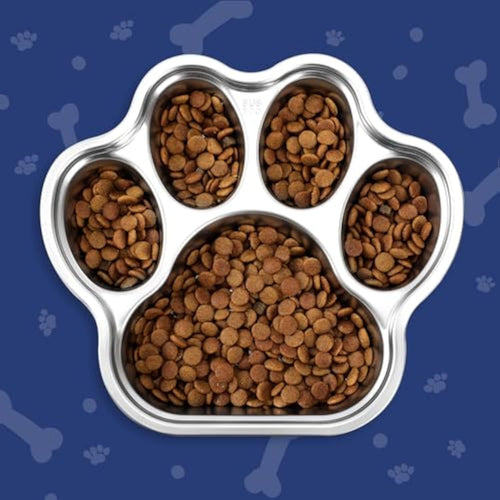Stainless Steel Slow Feeder for Small & Medium Dogs