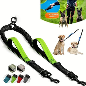Durable Two-Dog Traction Belt for Comfortable Walks