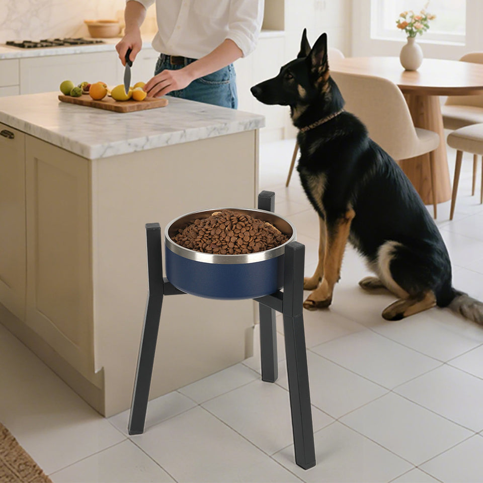 Easy-Adjust Dog Bowl Bracket – Happy Eating Guaranteed
