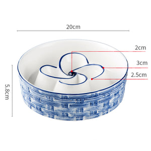 Durable Ceramic Dog Bowl – Prevents Gulping, Promotes Health