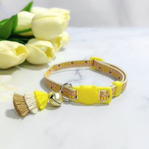 Adjustable Cat Collar – Safety Buckle with Bell