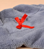 Cute Bear Four-Leg Dog Pajamas – Soft Coral Fleece Outfit
