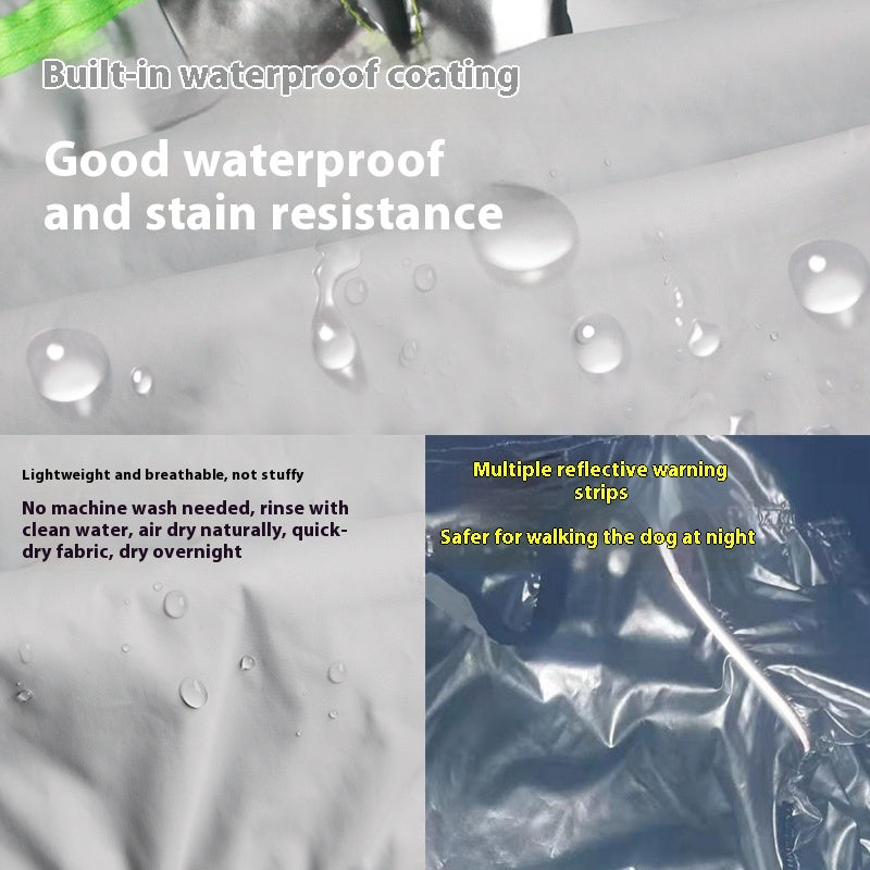 Full-Cover Dog Raincoat – Waterproof Four-Leg Pet Outfit