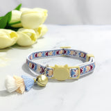 Adjustable Cat Collar – Safety Buckle with Bell