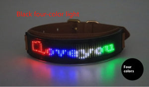 LED Display Dog Harness – Stylish Nighttime Visibility