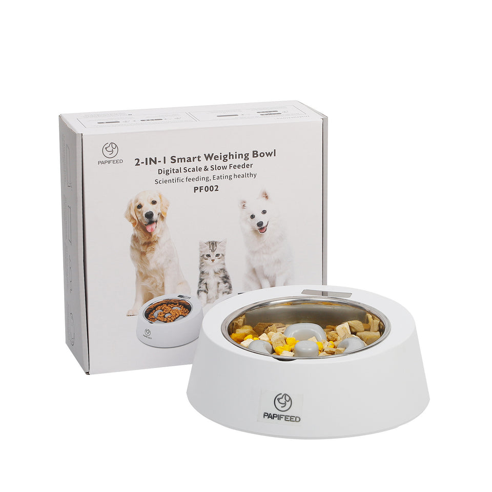 Weighing Pet Bowl – Slow Feeding Made Easy