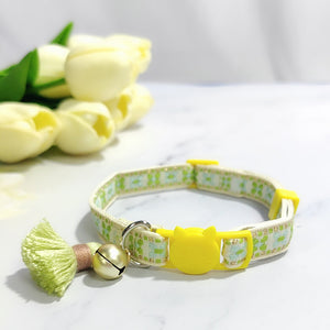 Adjustable Cat Collar – Safety Buckle with Bell