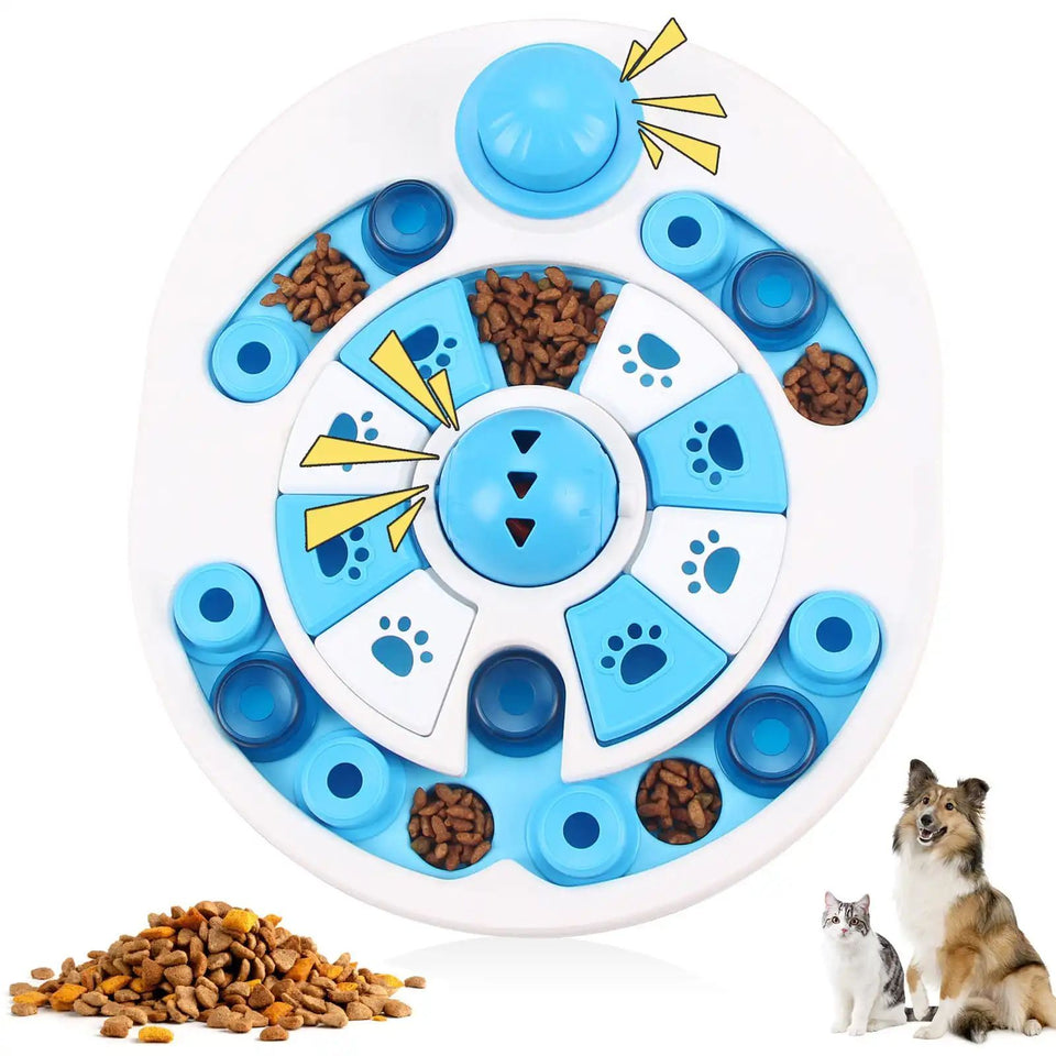 Interactive Dog Puzzle Toy – Fun, Rewarding Feeding Game