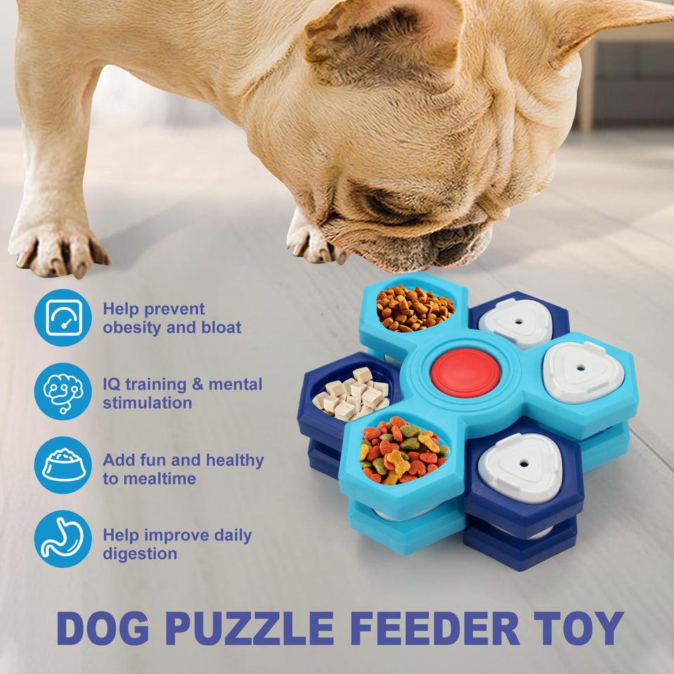 4-Layer Slow Feeder Bowl – Fun Mealtime for Dogs