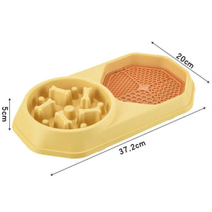 Healthy Slow Feeder Bowl – Prevents Gulping & Choking