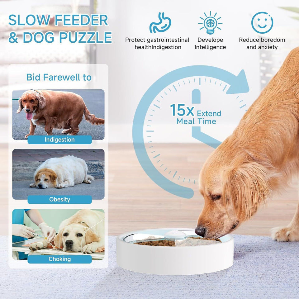 Non-Slip Puzzle Dog Feeder – Eat Slow, Feel Great