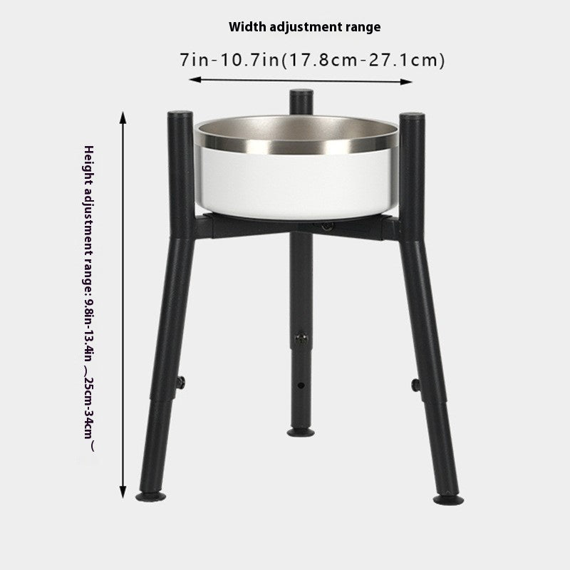 Easy-Adjust Dog Bowl Bracket – Happy Eating Guaranteed