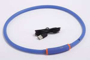Waterproof LED Dog Collar – Rechargeable Luminous Night Safety