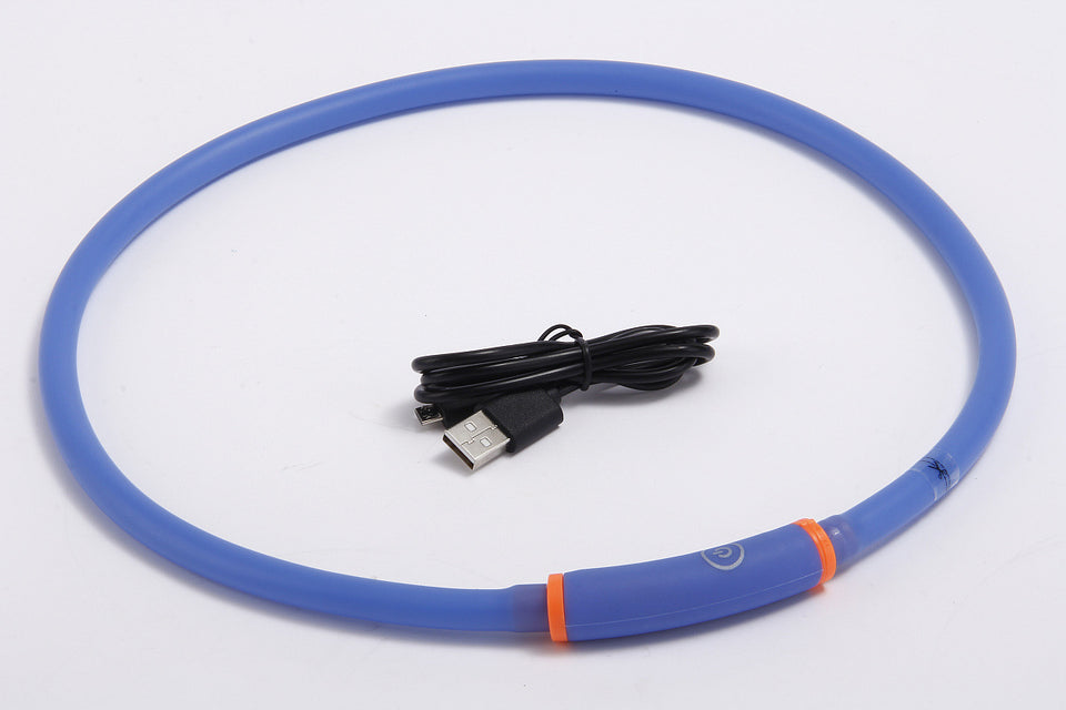 Waterproof LED Dog Collar – Rechargeable Luminous Night Safety