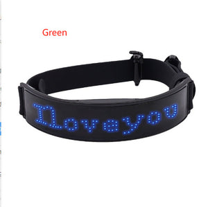 LED Display Dog Harness – Stylish Nighttime Visibility