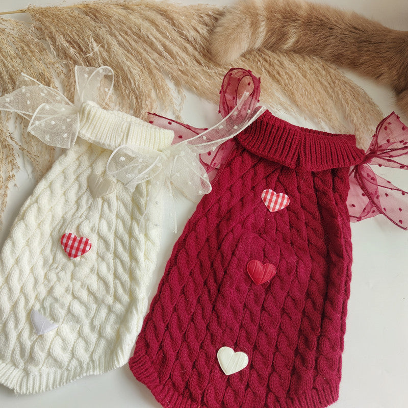 Adorable Pet Winter Sweater – Keep Dogs & Cats Warm