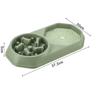 Healthy Slow Feeder Bowl – Prevents Gulping & Choking