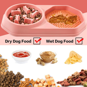 Healthy Slow Feeder Bowl – Prevents Gulping & Choking