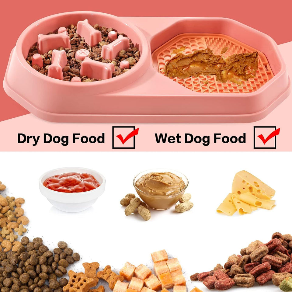 Healthy Slow Feeder Bowl – Prevents Gulping & Choking