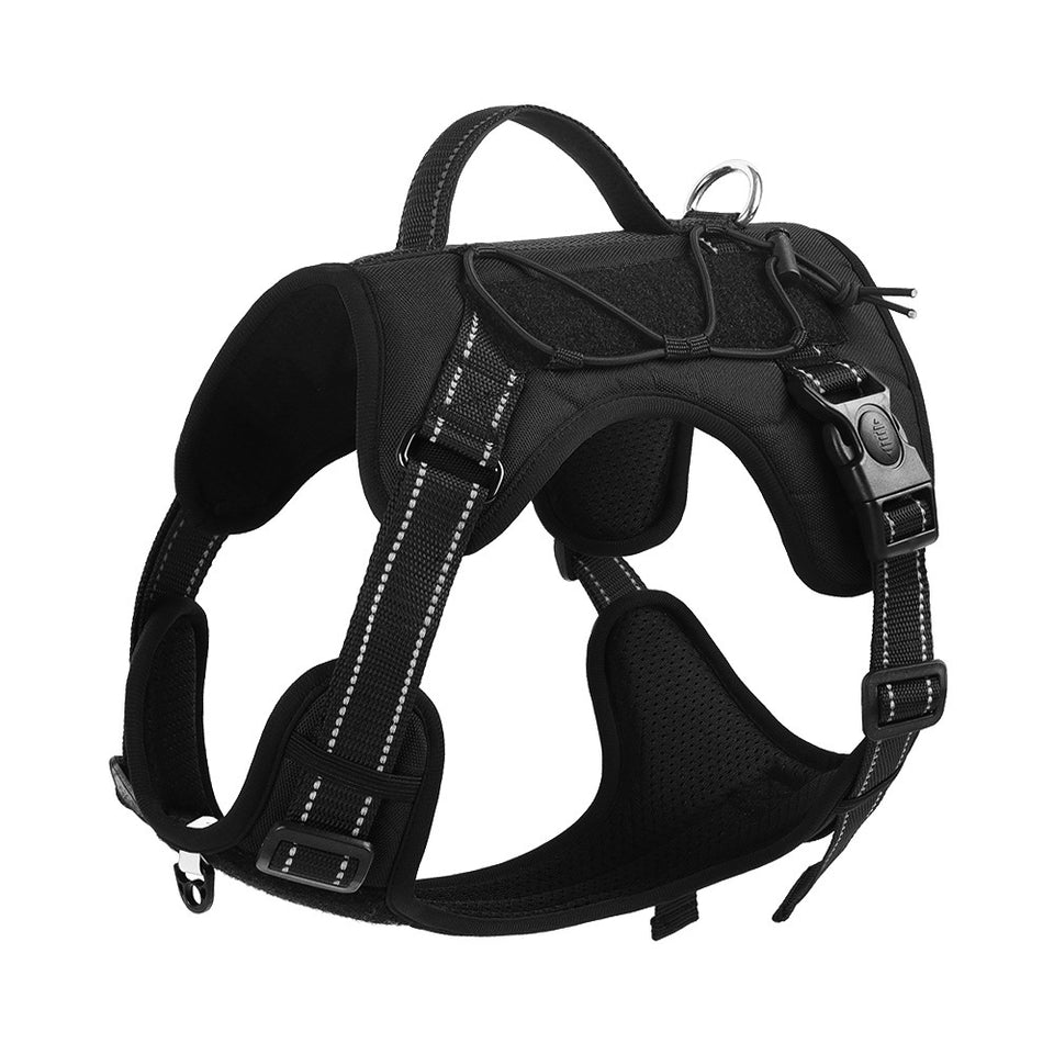 Reflective Dog Harness with Strong Leash for Safe Walks
