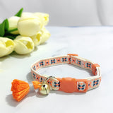 Adjustable Cat Collar – Safety Buckle with Bell