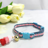 Adjustable Cat Collar – Safety Buckle with Bell