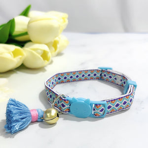 Adjustable Cat Collar – Safety Buckle with Bell