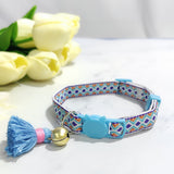 Adjustable Cat Collar – Safety Buckle with Bell