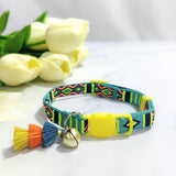 Adjustable Cat Collar – Safety Buckle with Bell