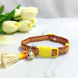 Adjustable Cat Collar – Safety Buckle with Bell