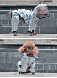 Full-Cover Dog Raincoat – Waterproof Four-Leg Pet Outfit