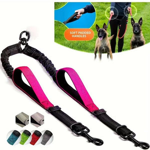 Durable Two-Dog Traction Belt for Comfortable Walks