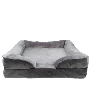 Cozy Plush Dog Sofa – Comfy & Easy to Clean