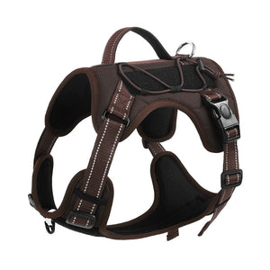 Reflective Dog Harness with Strong Leash for Safe Walks